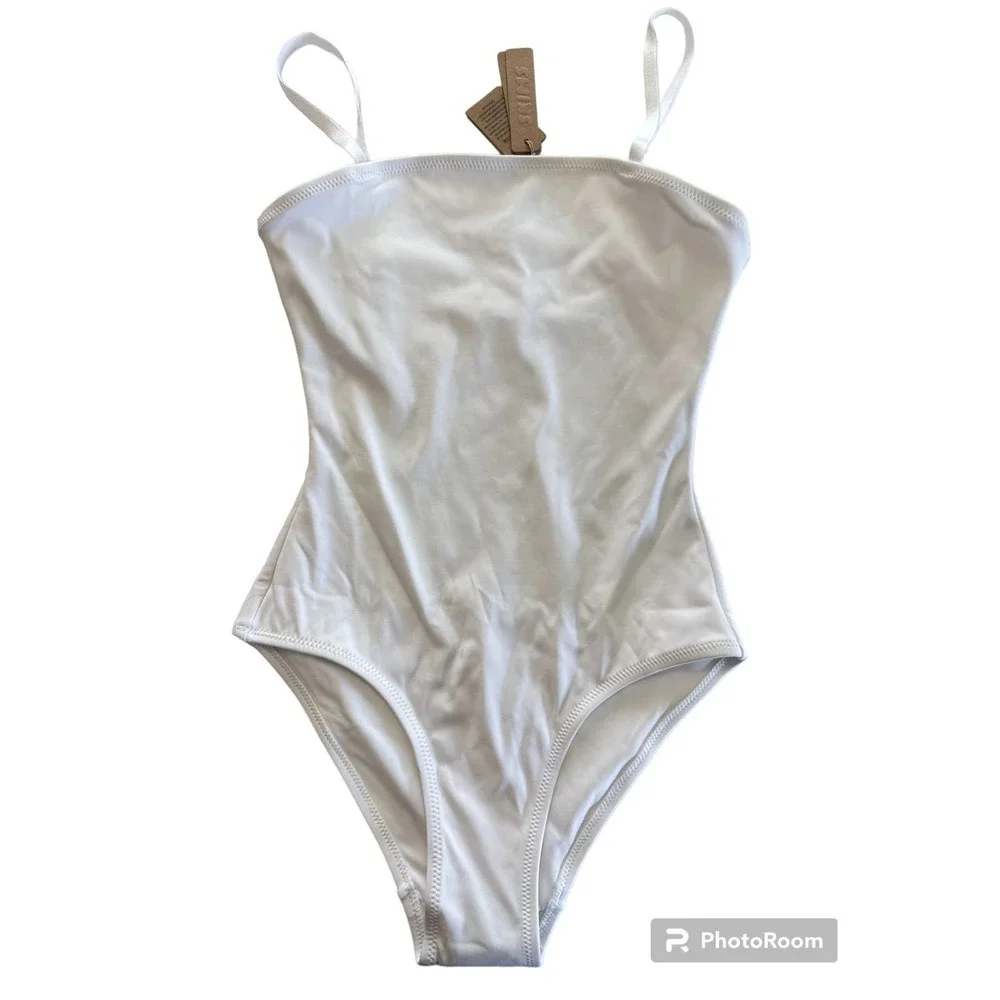 NWT Skims SKIMS Shaping Swim Cami One Piece marble size XXS